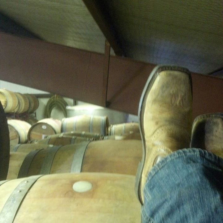 Daniel, winery, & boots