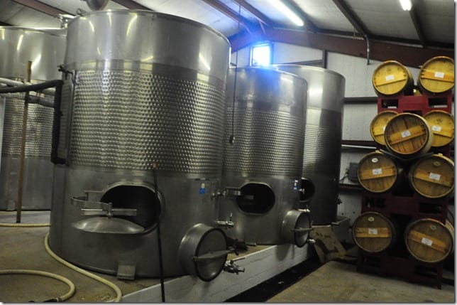 Pheasant Ridge Winery tanks